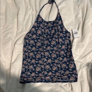 NWT American Eagle Floral Halter Top